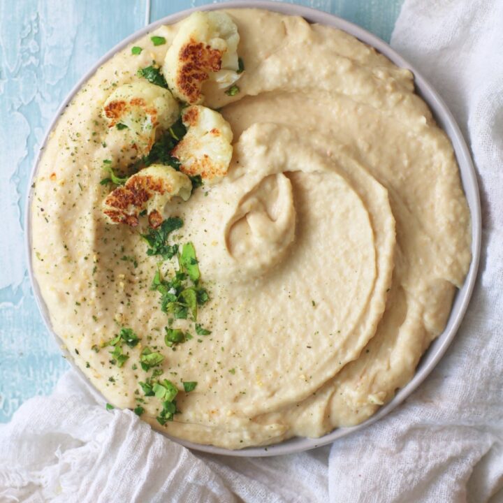 Roasted Cauliflower Hummus Recipe - Alice and Lois