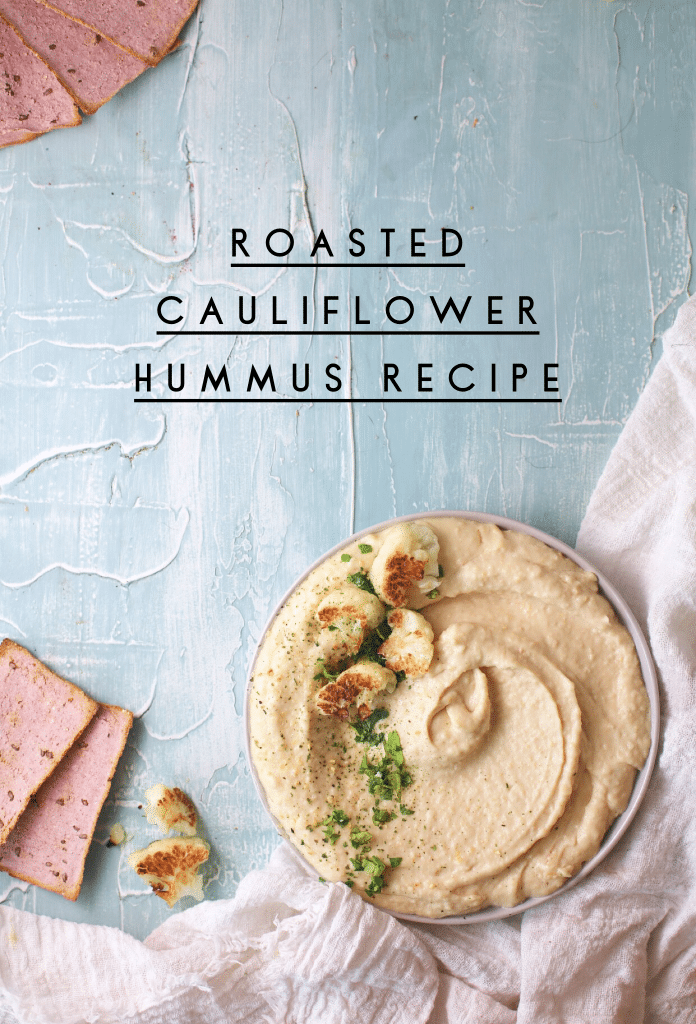 Roasted Cauliflower Hummus Recipe #recipe #cauliflower #hummus 