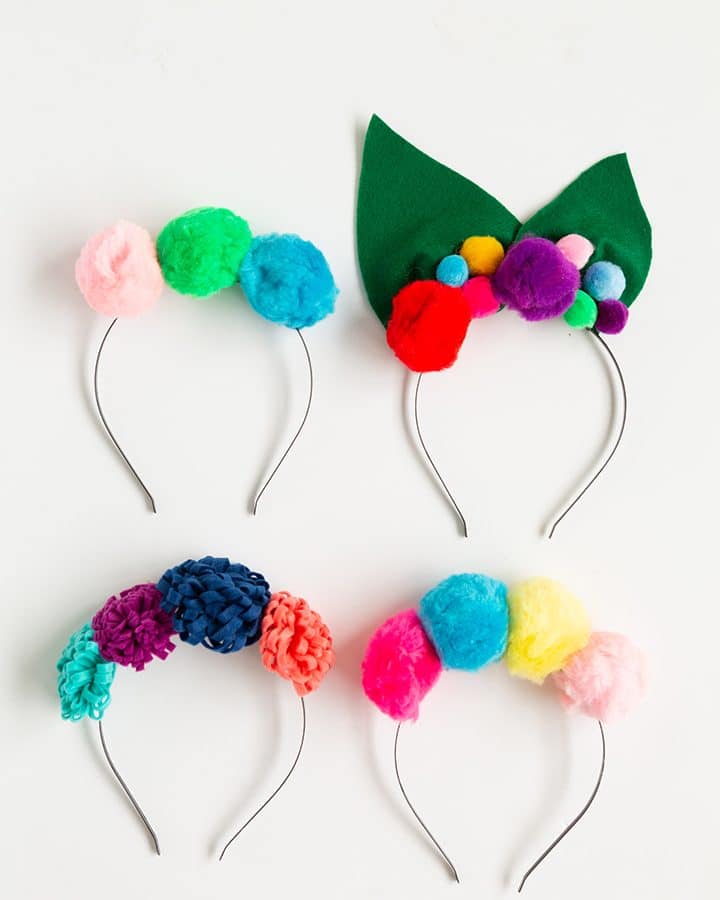 DIY Girls Headbands #kidscrafts #DIY
