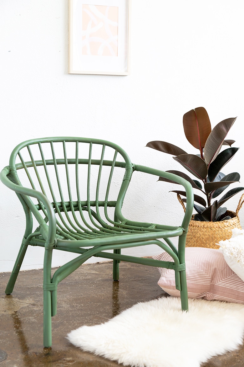 Rattan Chair Makeover
