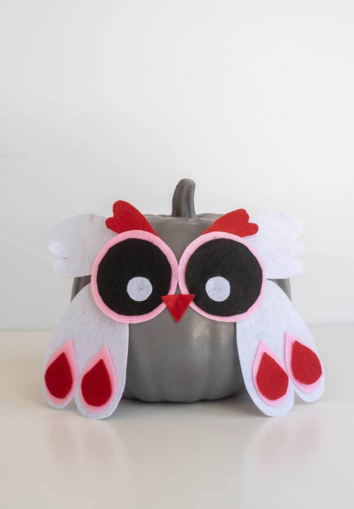 Owl No-Carve Pumpkin