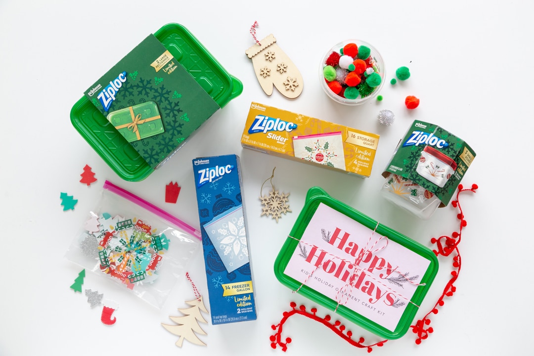 Limited Edition Holiday/Christmas Ziploc Quart Slider Storage Bag (16  Count)