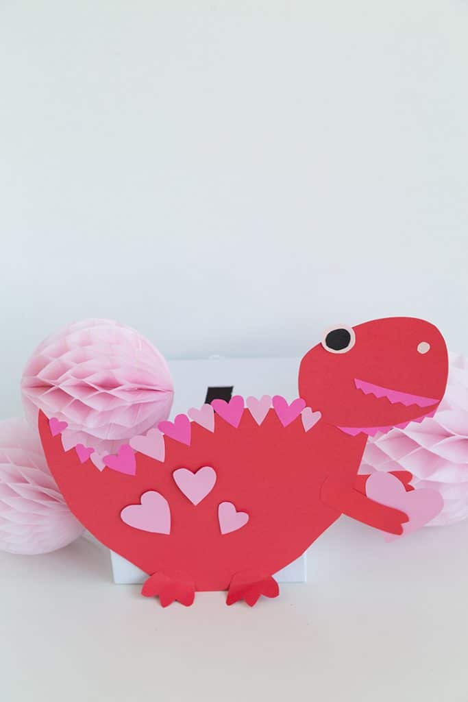 dino valentine card box