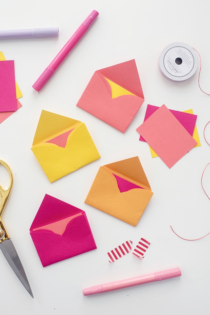DIY Paper Heart Envelopes