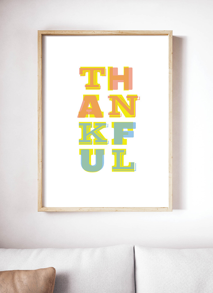 Thankful Free Printable Wall Art