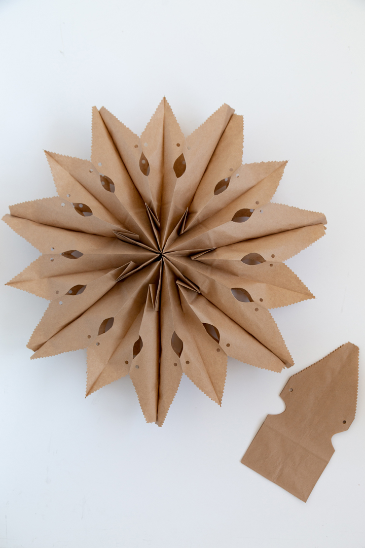 How to Make Paper Stars from Lunch Bags