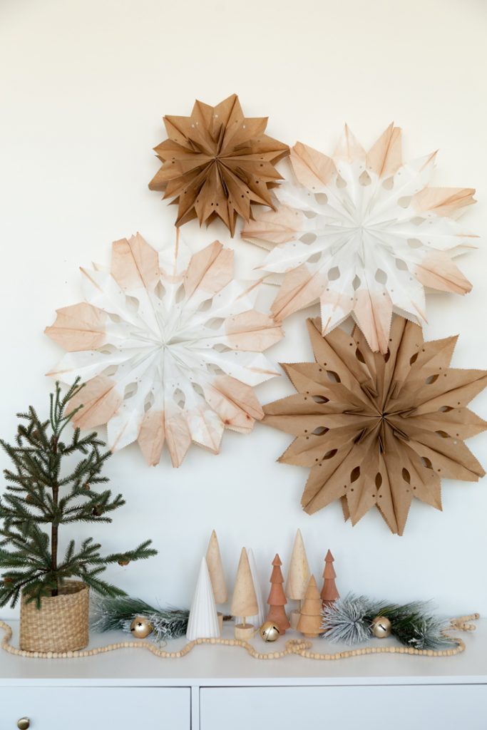 How to make DIY paper bag stars — Gathering Beauty