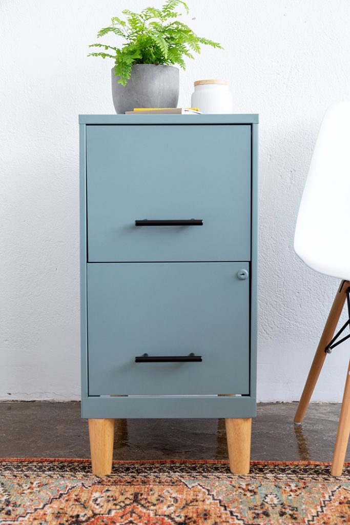 painted filing cabinet