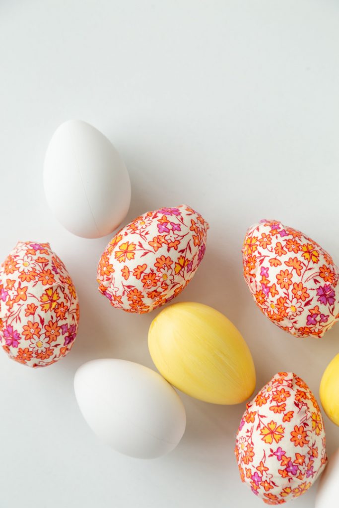 floral easter eggs