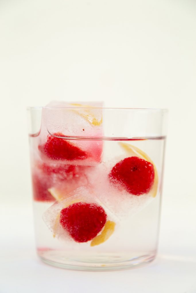 infused ice cubes