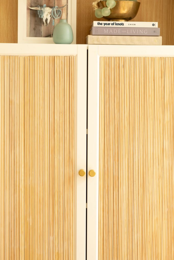 fluted cabinet door fronts