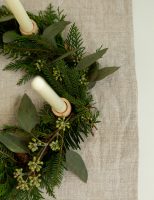 DIY Christmas Table Wreath