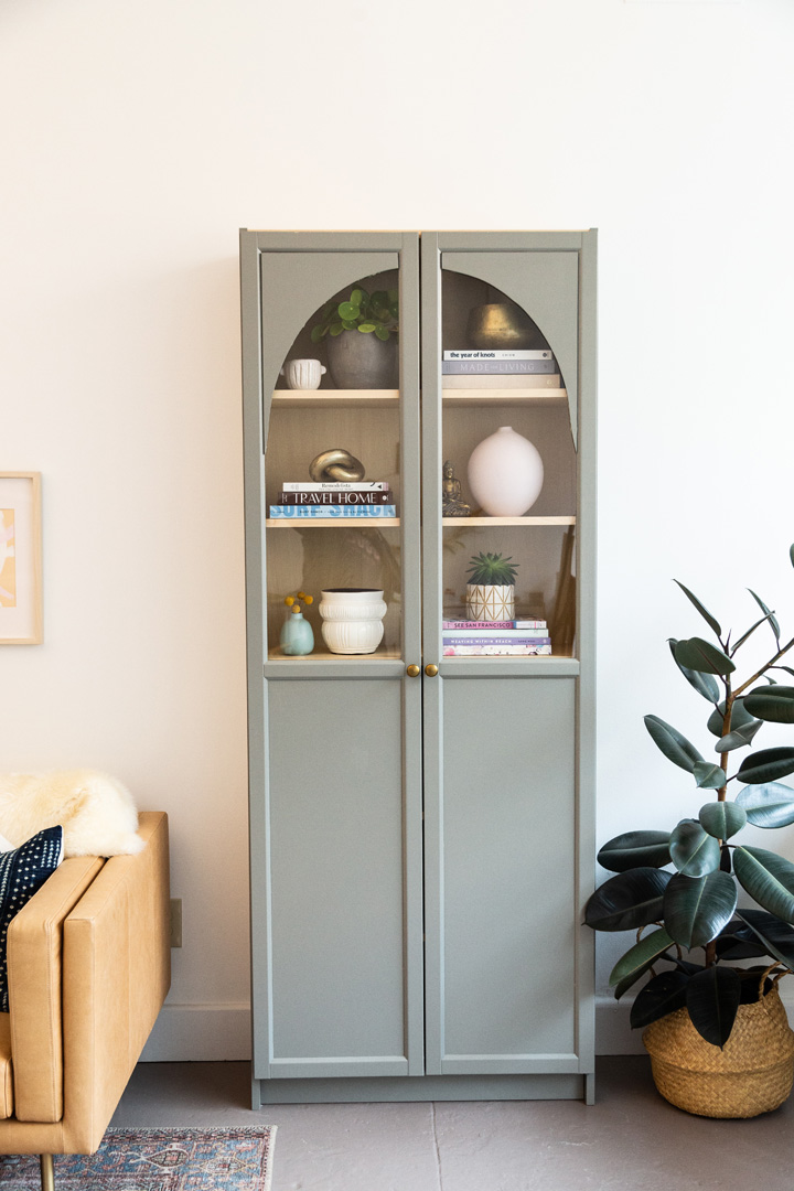 Billy Bookcase To Arched Cabinet, Similar To Ikea Billy Bookcase