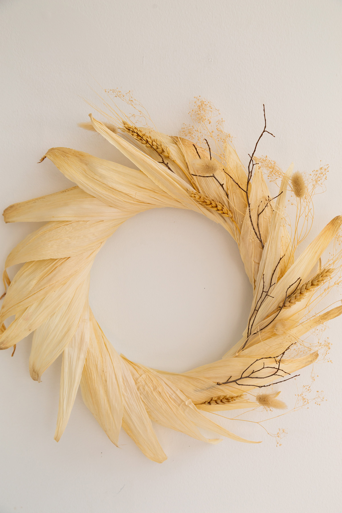 corn husk wreath