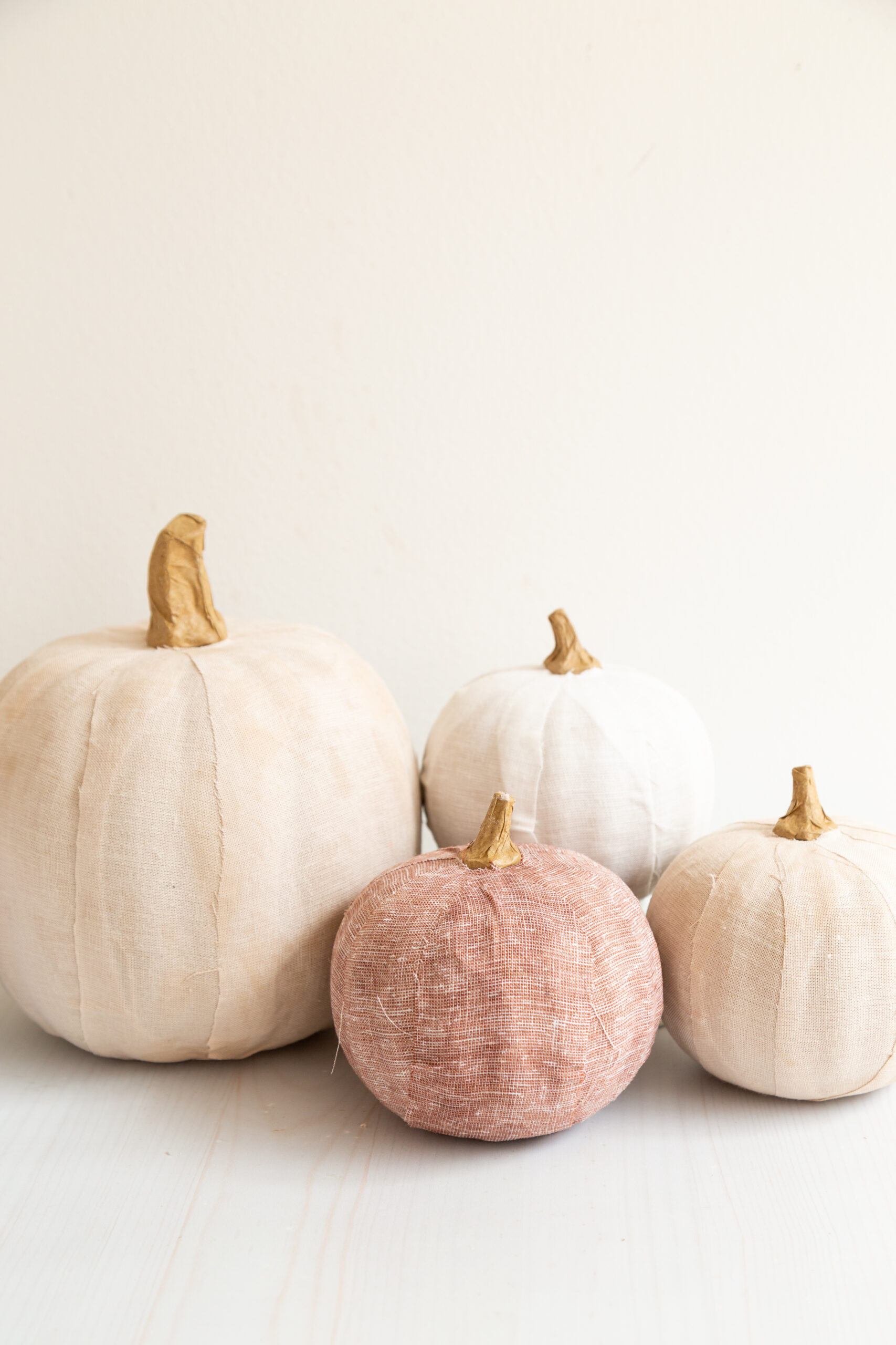 How to Cover Pumpkins with Fabric + Decorating Tips - CATHIE