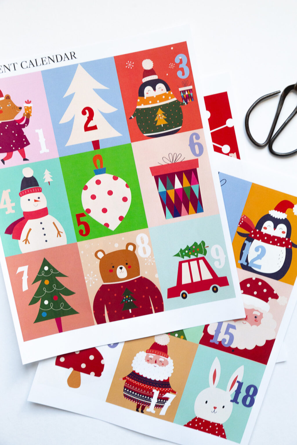 Free Printable Advent Calendar 2022 Alice and Lois