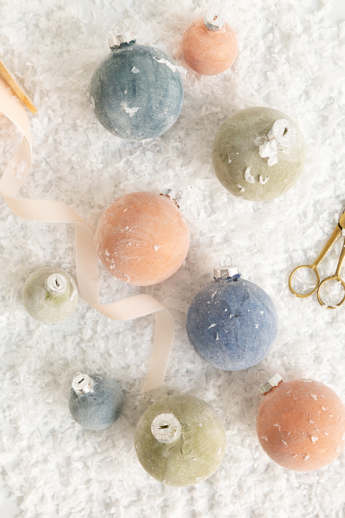 DIY Velvet Inspired Ornaments
