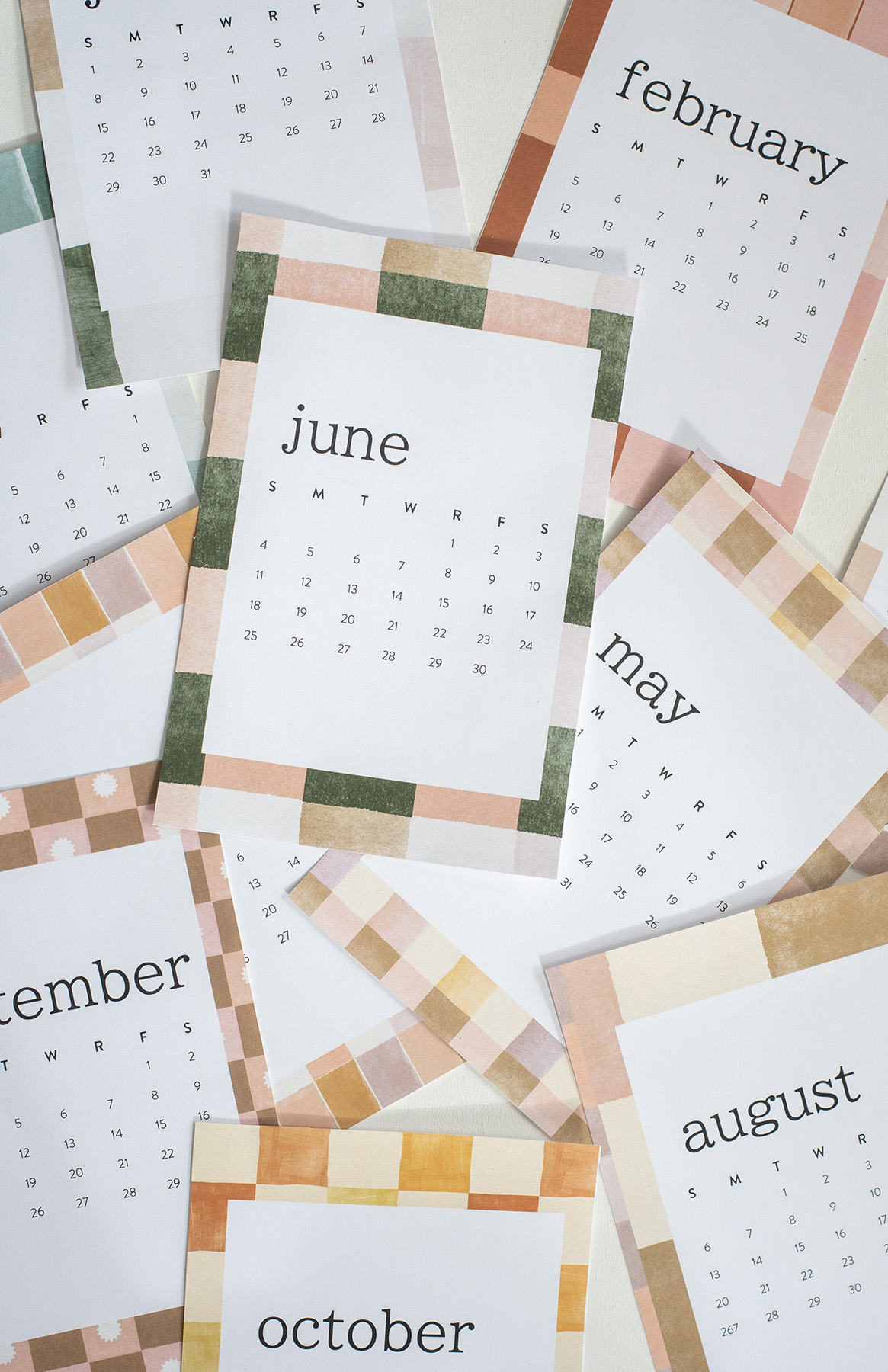 printable monthly calendars 