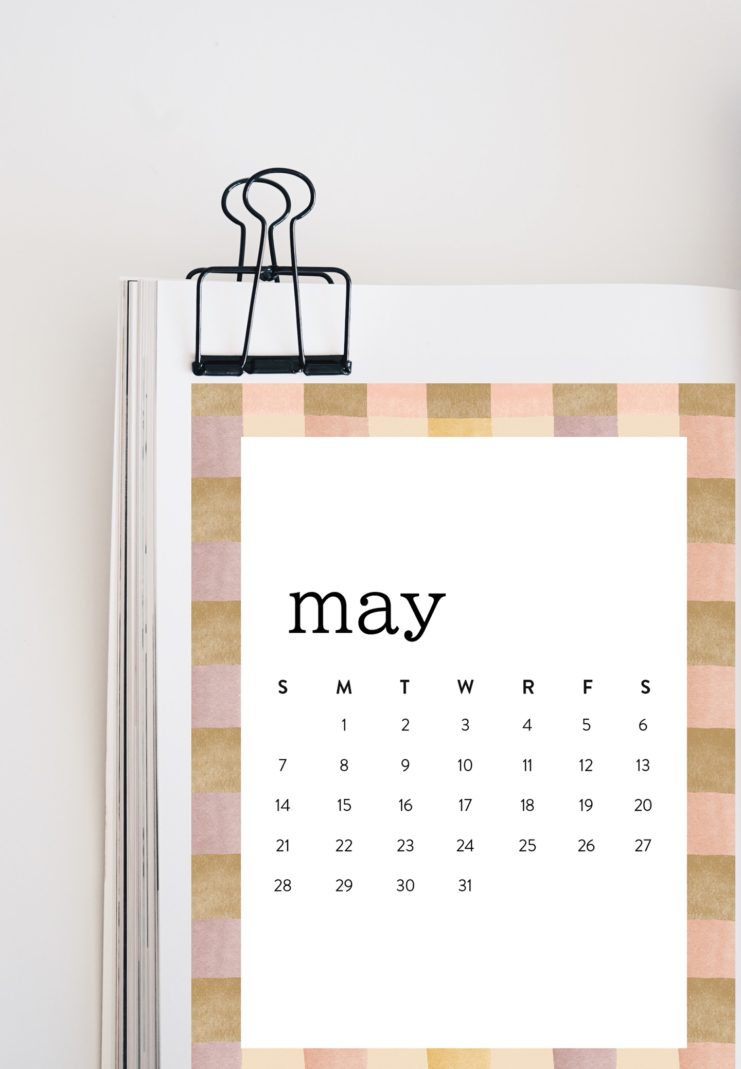 May 2023 printable calendar 