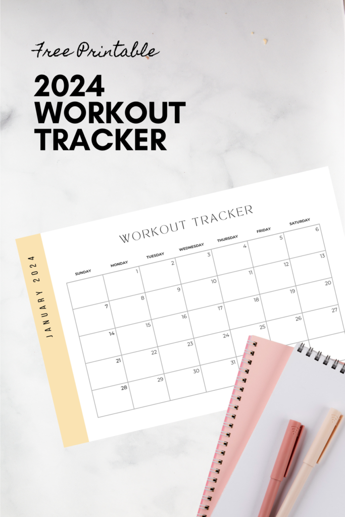 printable workout calendar 