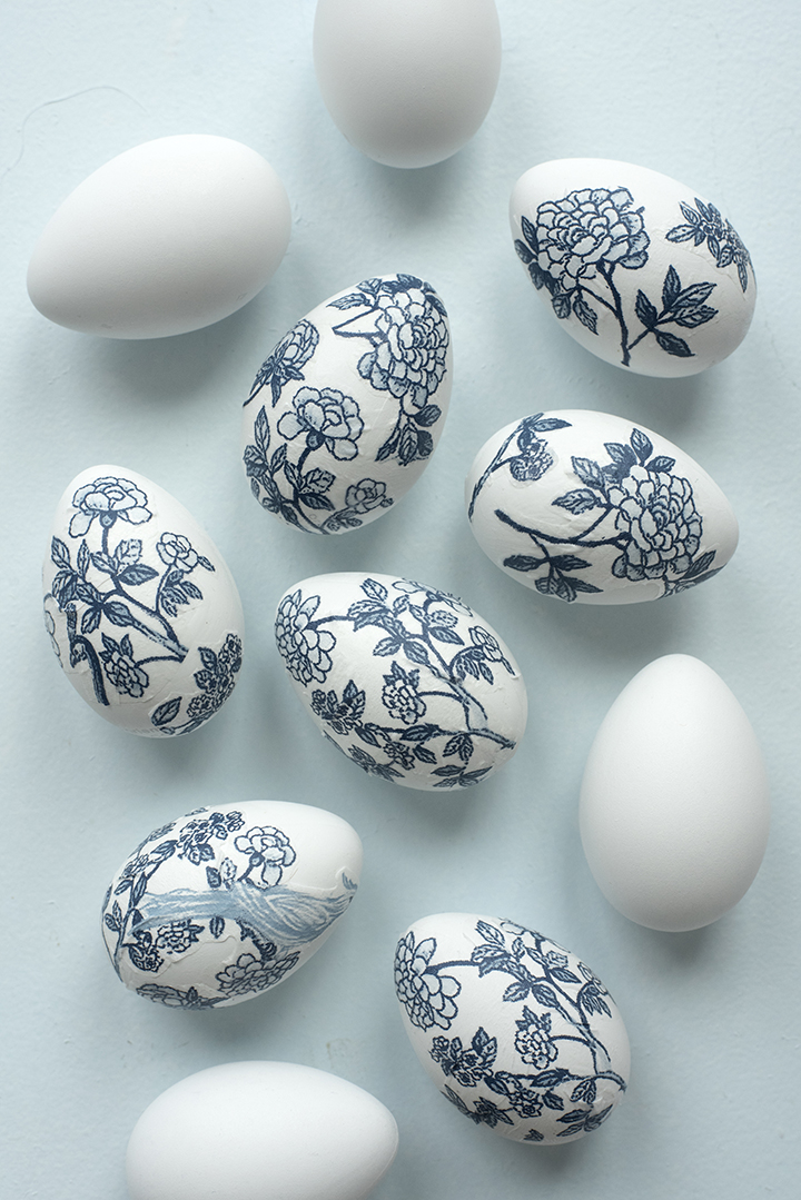 Chinoiserie easter eggs